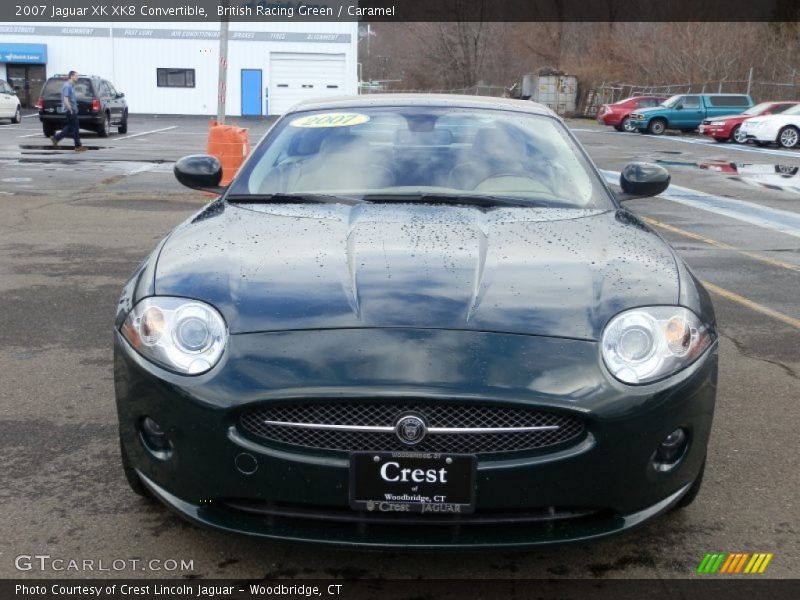 British Racing Green / Caramel 2007 Jaguar XK XK8 Convertible