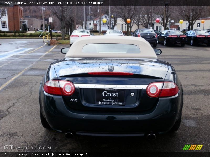 British Racing Green / Caramel 2007 Jaguar XK XK8 Convertible