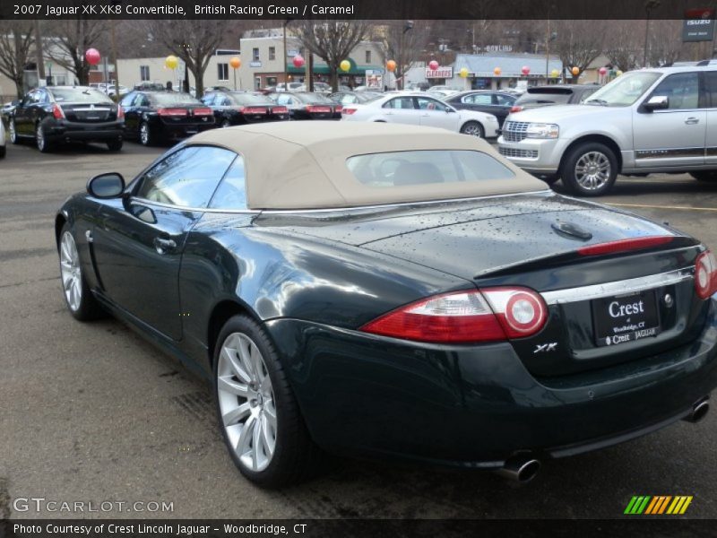 British Racing Green / Caramel 2007 Jaguar XK XK8 Convertible