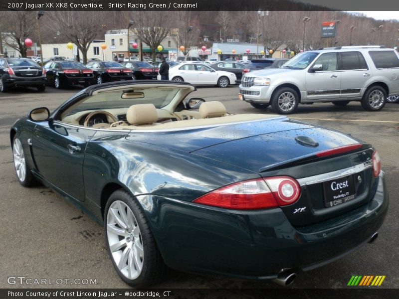 British Racing Green / Caramel 2007 Jaguar XK XK8 Convertible