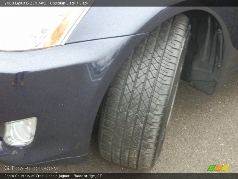 Obsidian Black / Black 2008 Lexus IS 250 AWD