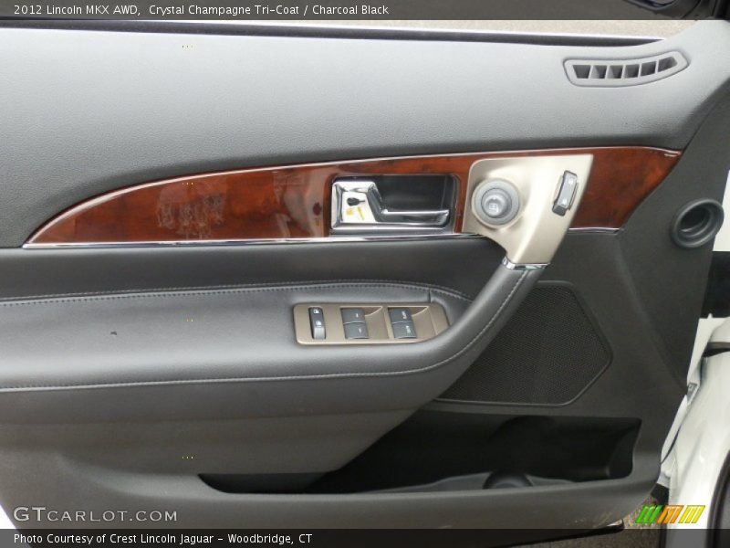 Crystal Champagne Tri-Coat / Charcoal Black 2012 Lincoln MKX AWD