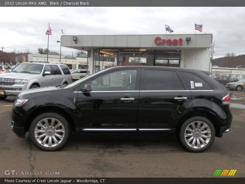 Black / Charcoal Black 2012 Lincoln MKX AWD