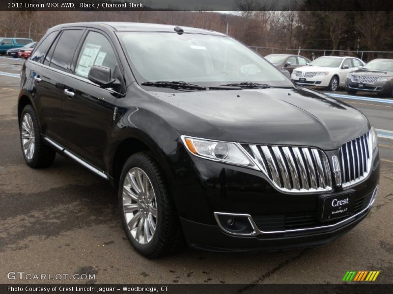 Black / Charcoal Black 2012 Lincoln MKX AWD