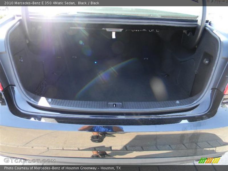 Black / Black 2010 Mercedes-Benz E 350 4Matic Sedan