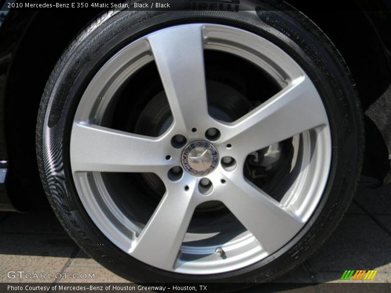 Black / Black 2010 Mercedes-Benz E 350 4Matic Sedan
