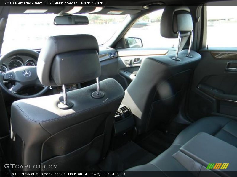 Black / Black 2010 Mercedes-Benz E 350 4Matic Sedan
