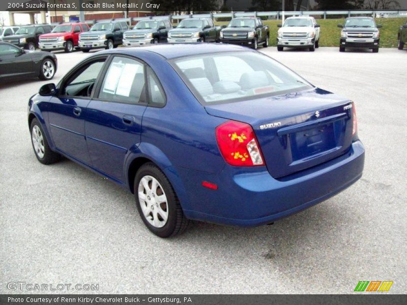 Cobalt Blue Metallic / Gray 2004 Suzuki Forenza S