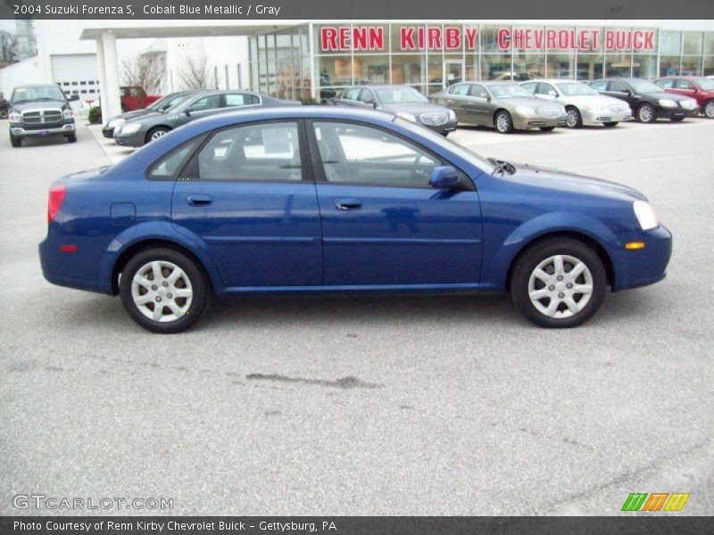Cobalt Blue Metallic / Gray 2004 Suzuki Forenza S