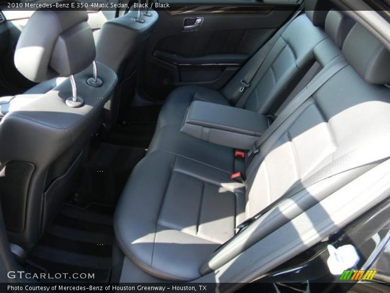 Black / Black 2010 Mercedes-Benz E 350 4Matic Sedan