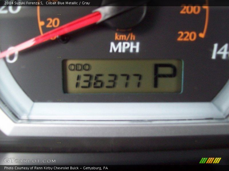 Cobalt Blue Metallic / Gray 2004 Suzuki Forenza S