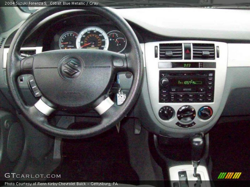 Cobalt Blue Metallic / Gray 2004 Suzuki Forenza S