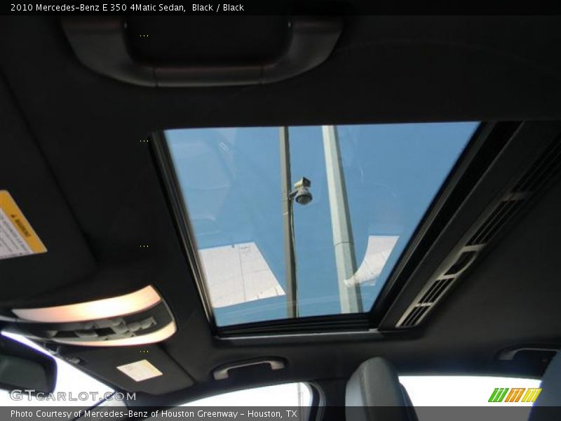 Black / Black 2010 Mercedes-Benz E 350 4Matic Sedan