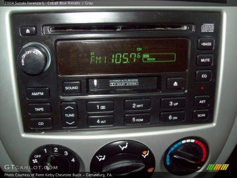 Cobalt Blue Metallic / Gray 2004 Suzuki Forenza S