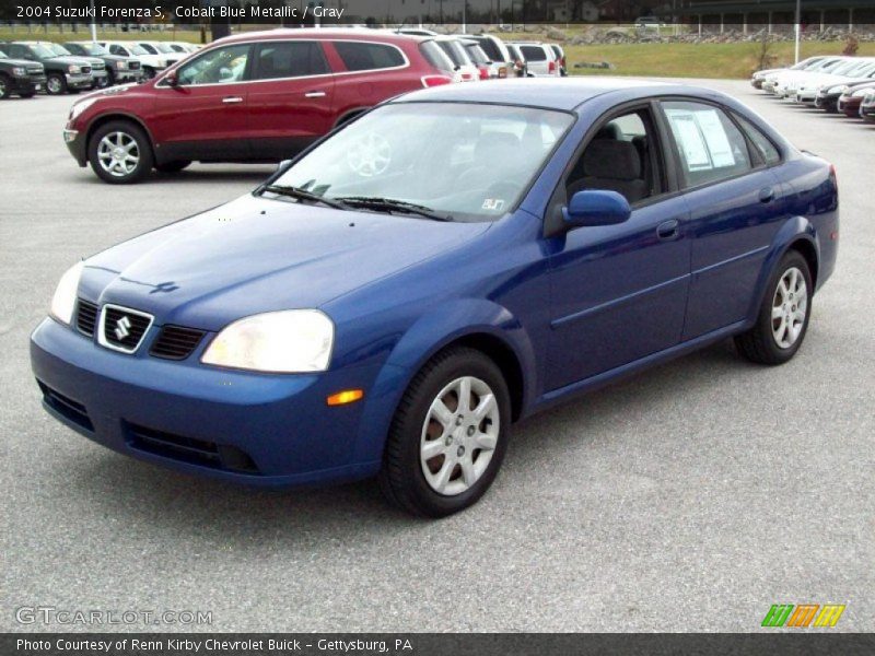 Cobalt Blue Metallic / Gray 2004 Suzuki Forenza S