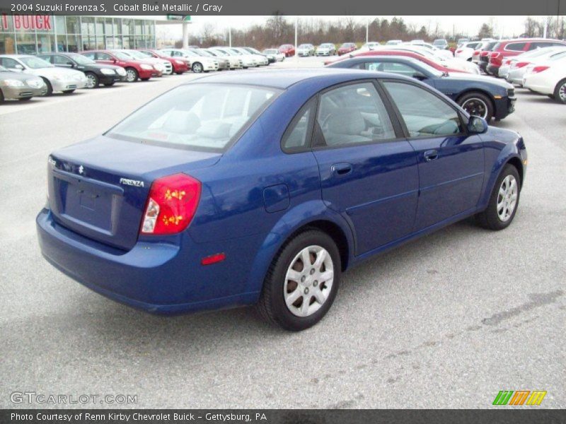 Cobalt Blue Metallic / Gray 2004 Suzuki Forenza S