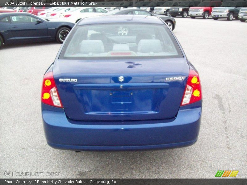 Cobalt Blue Metallic / Gray 2004 Suzuki Forenza S