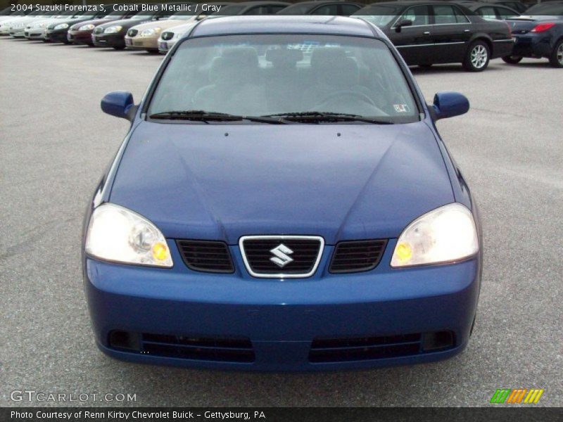 Cobalt Blue Metallic / Gray 2004 Suzuki Forenza S