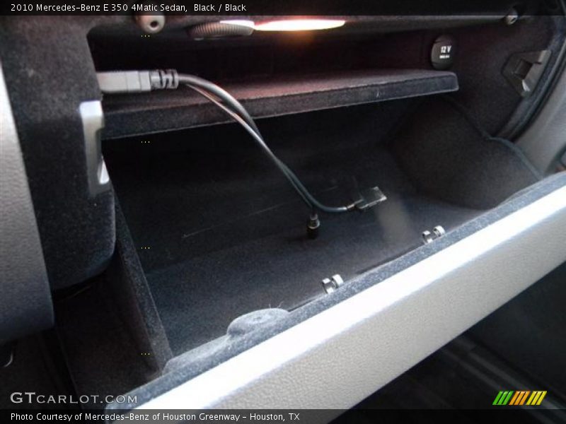 Black / Black 2010 Mercedes-Benz E 350 4Matic Sedan
