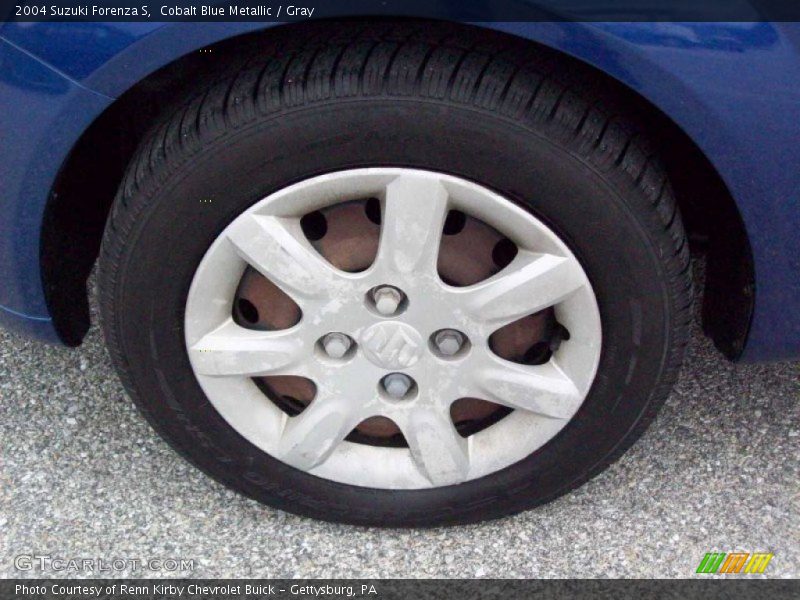 Cobalt Blue Metallic / Gray 2004 Suzuki Forenza S