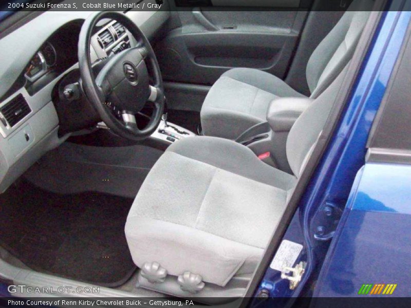 Cobalt Blue Metallic / Gray 2004 Suzuki Forenza S