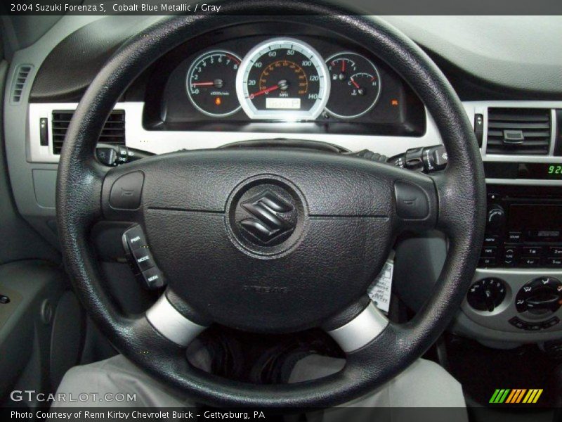 Cobalt Blue Metallic / Gray 2004 Suzuki Forenza S
