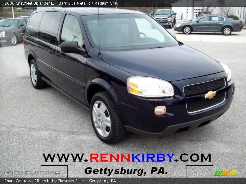Dark Blue Metallic / Medium Gray 2006 Chevrolet Uplander LS