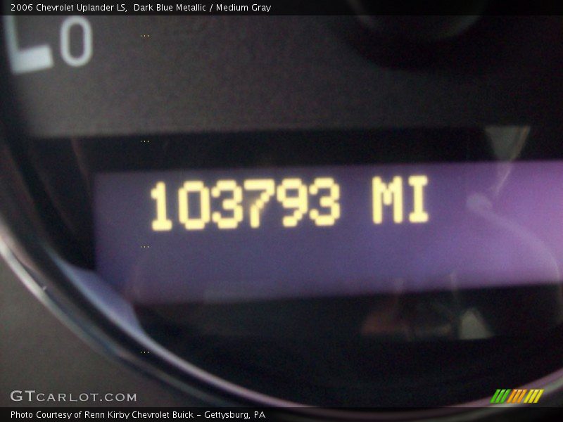 Dark Blue Metallic / Medium Gray 2006 Chevrolet Uplander LS