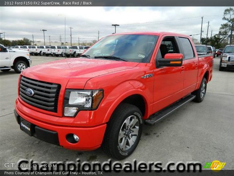 Race Red / Black 2012 Ford F150 FX2 SuperCrew
