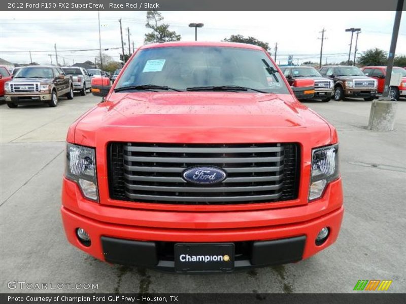 Race Red / Black 2012 Ford F150 FX2 SuperCrew