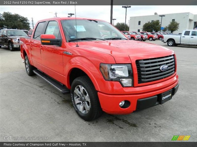 Race Red / Black 2012 Ford F150 FX2 SuperCrew