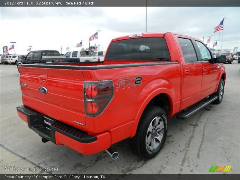 Race Red / Black 2012 Ford F150 FX2 SuperCrew