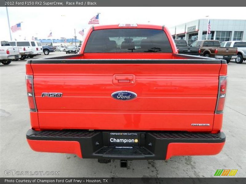 Race Red / Black 2012 Ford F150 FX2 SuperCrew