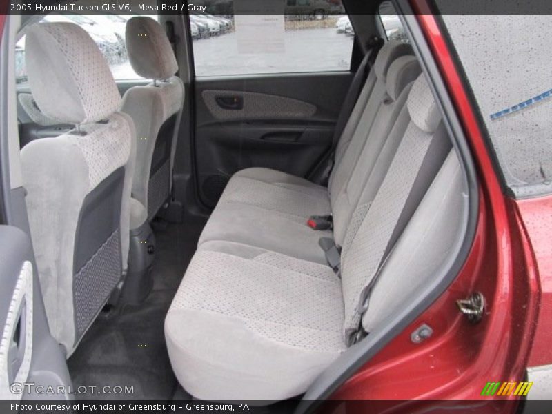 Mesa Red / Gray 2005 Hyundai Tucson GLS V6