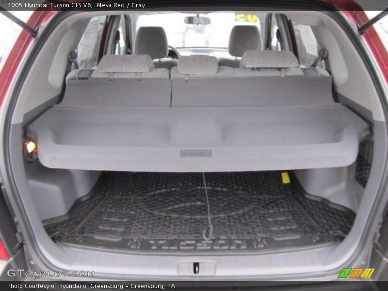 Mesa Red / Gray 2005 Hyundai Tucson GLS V6
