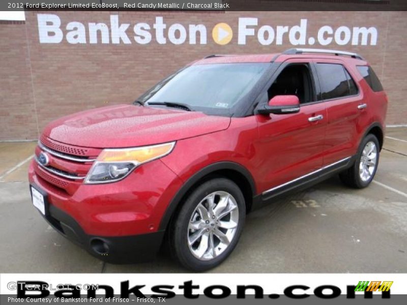 Red Candy Metallic / Charcoal Black 2012 Ford Explorer Limited EcoBoost