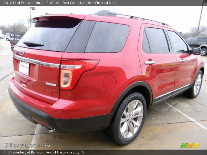 Red Candy Metallic / Charcoal Black 2012 Ford Explorer Limited EcoBoost