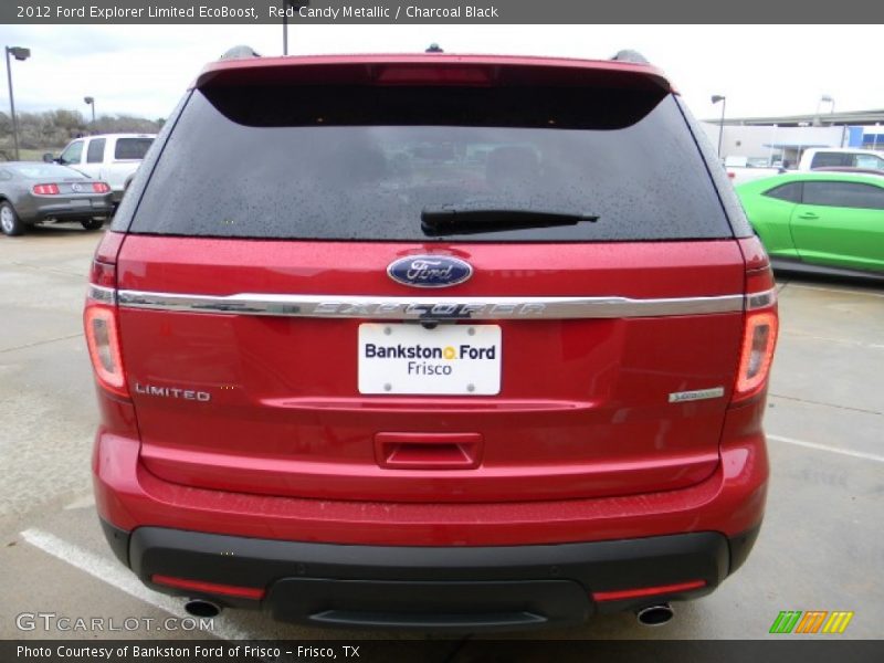 Red Candy Metallic / Charcoal Black 2012 Ford Explorer Limited EcoBoost
