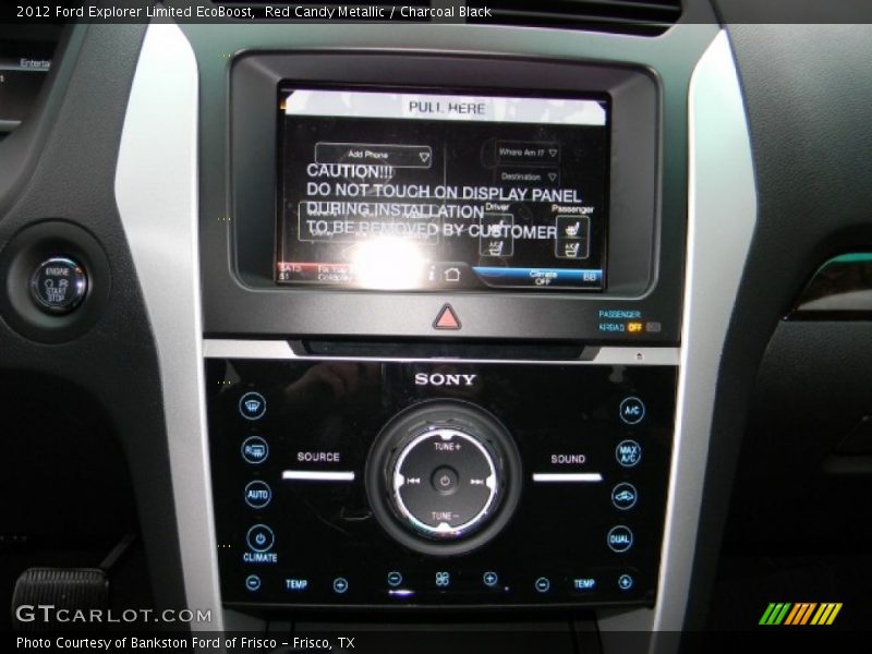 Red Candy Metallic / Charcoal Black 2012 Ford Explorer Limited EcoBoost