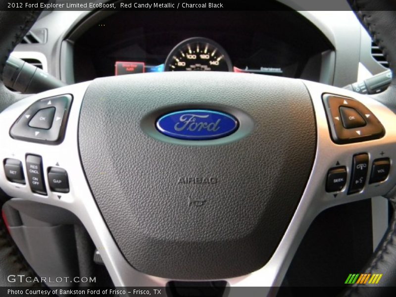 Red Candy Metallic / Charcoal Black 2012 Ford Explorer Limited EcoBoost