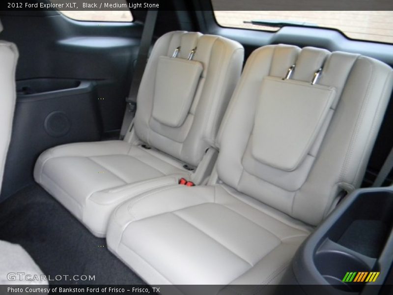 Black / Medium Light Stone 2012 Ford Explorer XLT