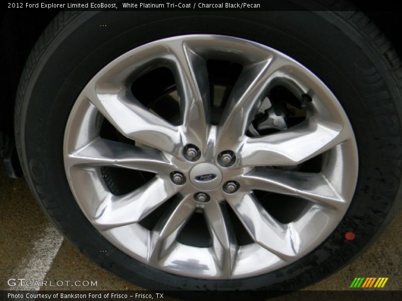 White Platinum Tri-Coat / Charcoal Black/Pecan 2012 Ford Explorer Limited EcoBoost