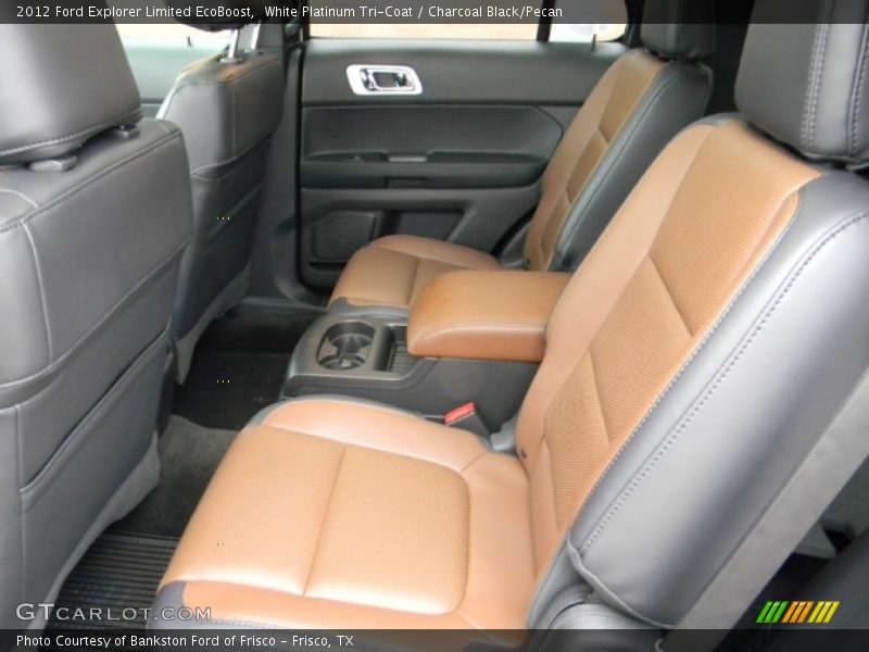 White Platinum Tri-Coat / Charcoal Black/Pecan 2012 Ford Explorer Limited EcoBoost