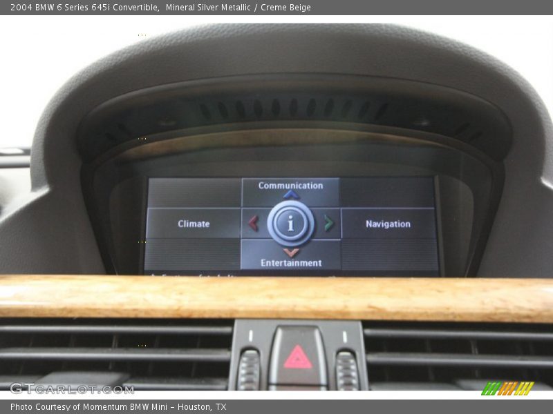 Mineral Silver Metallic / Creme Beige 2004 BMW 6 Series 645i Convertible