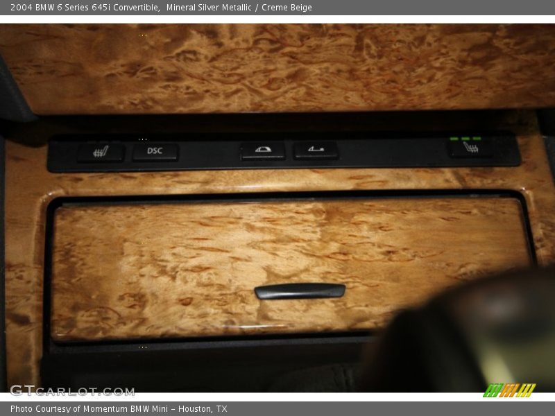 Mineral Silver Metallic / Creme Beige 2004 BMW 6 Series 645i Convertible