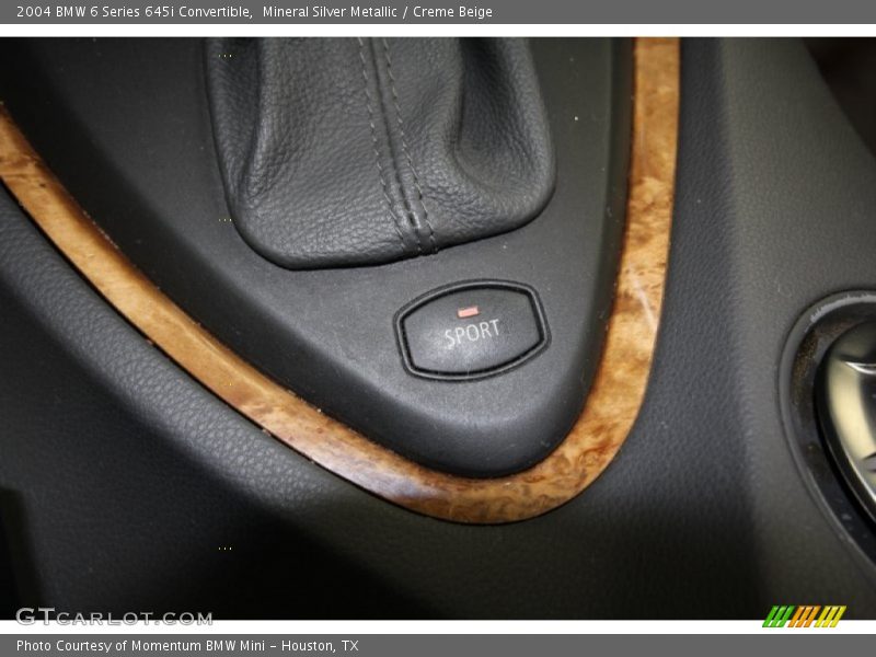 Mineral Silver Metallic / Creme Beige 2004 BMW 6 Series 645i Convertible