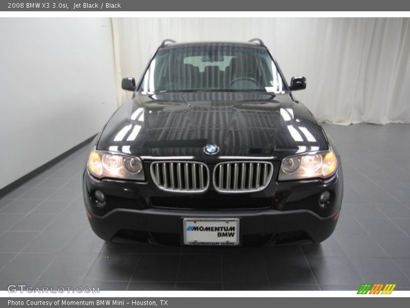 Jet Black / Black 2008 BMW X3 3.0si