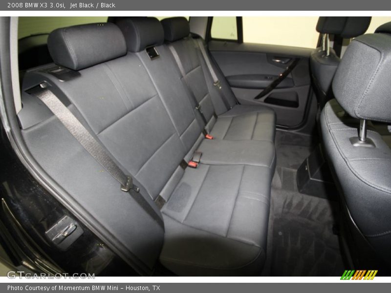 Jet Black / Black 2008 BMW X3 3.0si