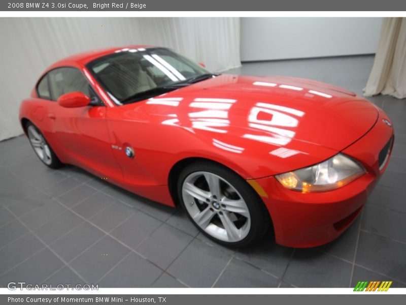 Bright Red / Beige 2008 BMW Z4 3.0si Coupe