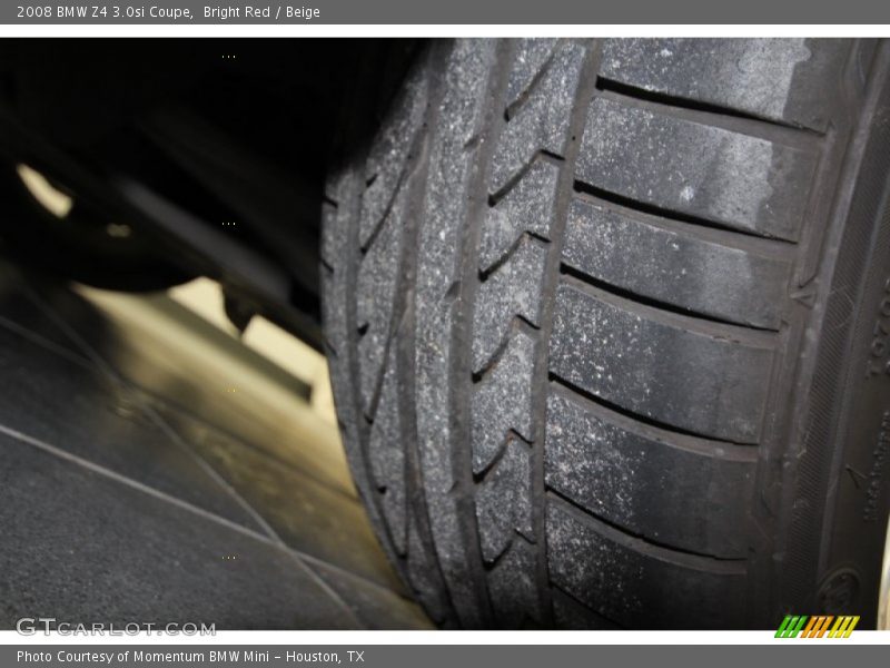 Bright Red / Beige 2008 BMW Z4 3.0si Coupe